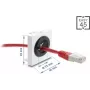 Kabelių praleidimo įvorė DELOCK Easy 91075, 23 mm skersmuo, kabelių pravedimui per stalus/spinteles