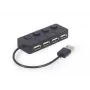 USB 2.0 sąsajos šakotuvas Gembird UHB-U2P4-05 su 4 USB prievadais
