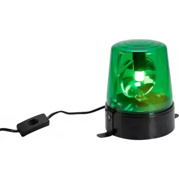 LED policijos žibintas EUROLITE DE-1 Green modelis 50603031 — vienos spalvos žalias įspėjamasis švyturys