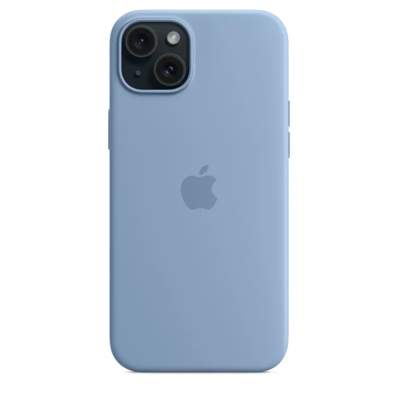 Apple iPhone 15 Plus silikoninis dėklas su MagSafe – Winter Mėlyna