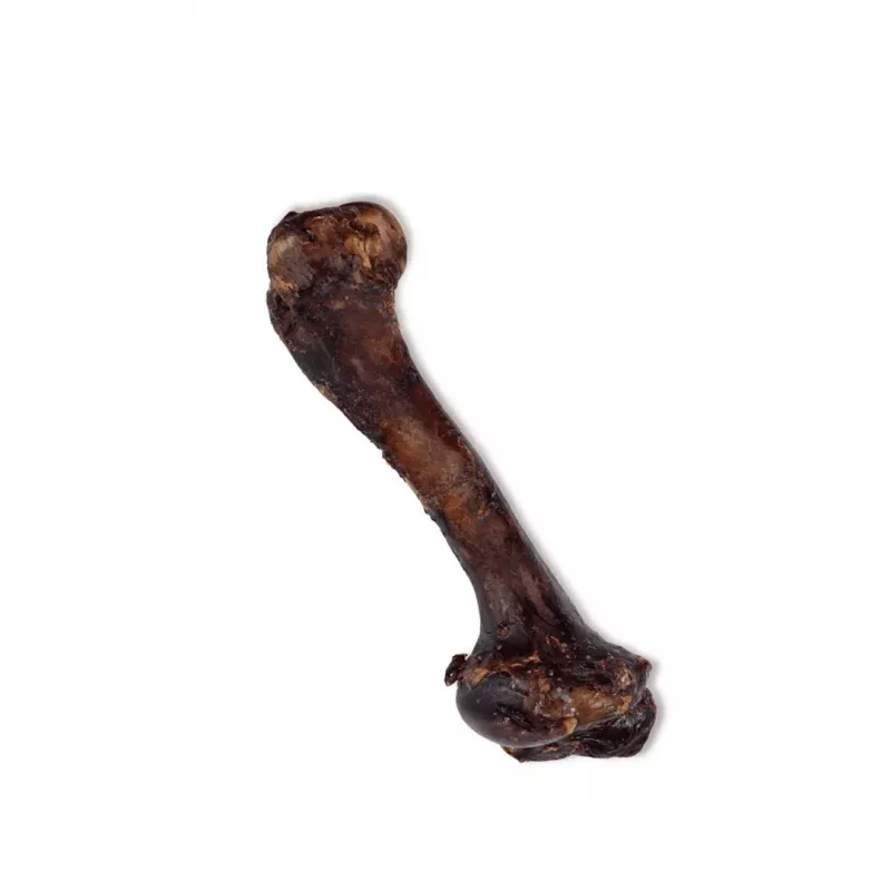 Šunų skanėstas UNISZKI Deer Bone Medium — natūralus vienetinis kramtukas vidutinio dydžio šunims 10–25 kg, be grūdų, be glitimo, be konservantų, maišelyje