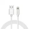 Savio Cl-193 USB laidas USB 2.0 2 m USB A USB C/Lightning Baltas