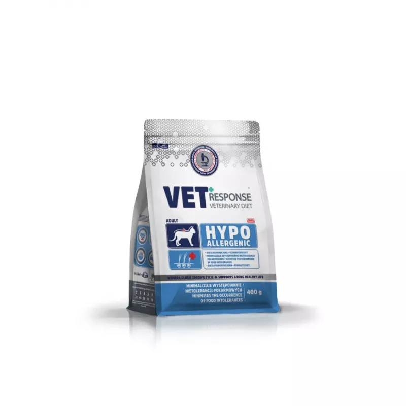 VET RESPONSE hipoalerginis - sausas kačių maistas - 400g