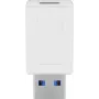 Microconnect USB3.0ACFW jungčių adapteris USB A USB C baltas