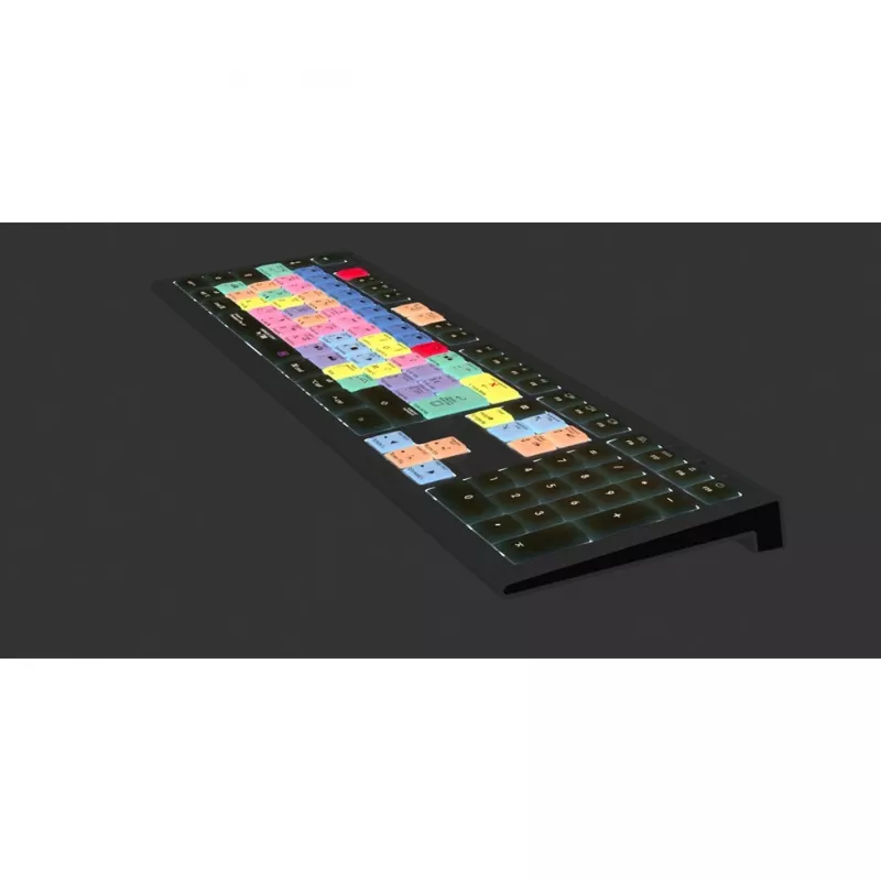 Logickeyboard Adobe Premiere Pro CC ASTRA 2 apšviesta klaviatūra Mac prancūziška (LKB-PPROCC-A2M-FR)