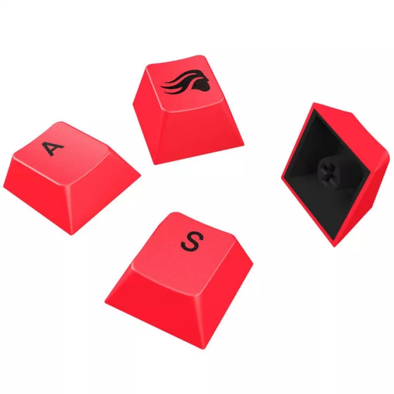 Keycaps GLORIOUS GPBT Basics — PBT, US ANSI layout, red accents