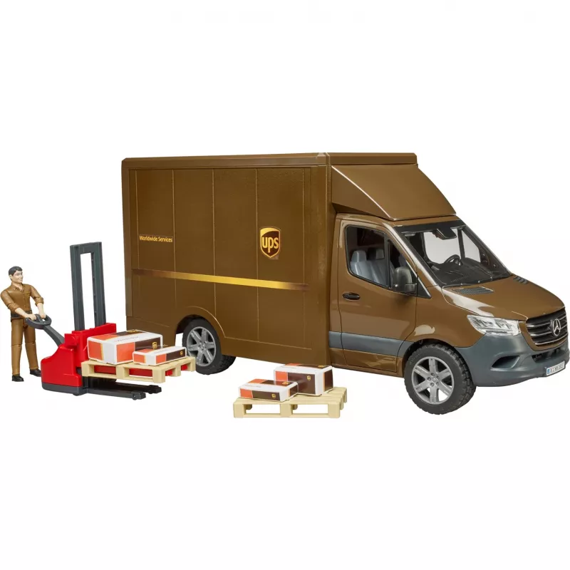 Pristatymo sunkvežimio modelis BRUDER 02678 Iš anksto surinktas 1:16