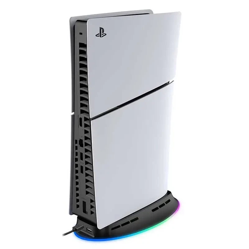 Aušinimo stovas SUBSONIC SA5656, skirtas PS5 ir PS5 plonas, su LED lemputėmis, kelių ventiliatorių aušinimu, USB maitinimu