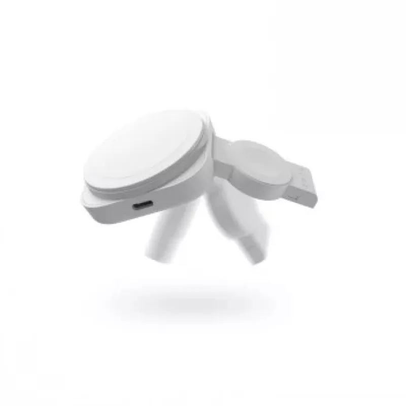 ZENS 2-IN-1 MAGSAFE + WATCH KELIONINIS ĮKROVIKLIS, BALTAS