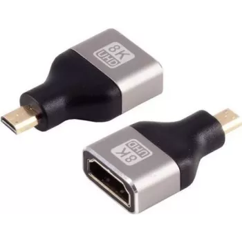 HDMI-D adapteris ShiverPeaks 10-01058 — metalinė jungtis, palaiko iki 8K