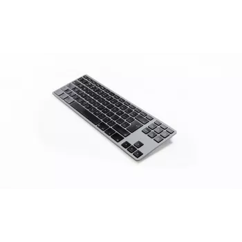 Mechaninė klaviatūra Matias FK408BTB-UK Tenkeyless Bluetooth aliumininė Space Gray