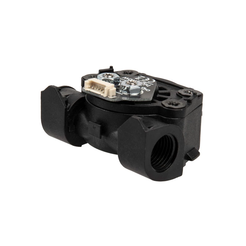 Srauto jutiklis Aqua-Computer Flow sensor high flow LT G1/4 — juodas, G1/4 jungtis, 51×42×30 mm