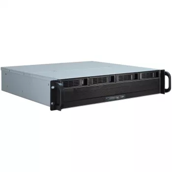 Inter-Tech IPC 2U-2404S - Rack - įmontuojamas - 2U - micro ATX