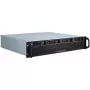 Inter-Tech IPC 2U-2404S - Rack - įmontuojamas - 2U - micro ATX