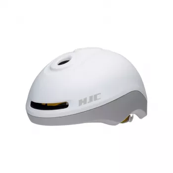 Dviračio šalmas HJC GLEO MT WHITE Pilka — vaikiškas/jaunimo, dydis S, 49–55 cm, 4 ventiliacijos angos, 230 g, magnetinis užsegimas