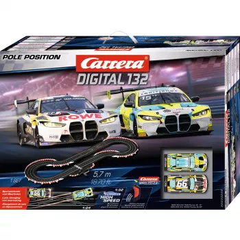 Slotų lenktynių trasa CARRERA DIGITAL 132 Pole Position — plečiama skaitmeninė 1:32 sistema