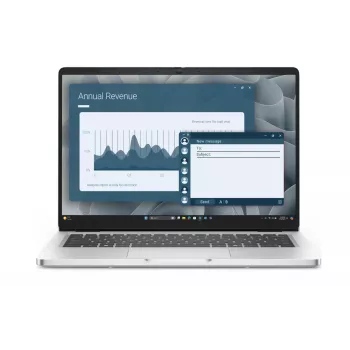 Dell Pro 14 PC14255 | Platinum Sidabrinė | 14 col. | IPS | FHD+ | 1920 x 1200 pikselių | Nereflektuojantis | AMD Ryzen AI 5 PRO | 340 | 16 GB | DDR5 | SSD talpa 512 GB | AMD R