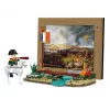 Konstruktorius Cobi Napoleono Maskvos mūšis 145 dalių modelio rinkinys istorinė diorama