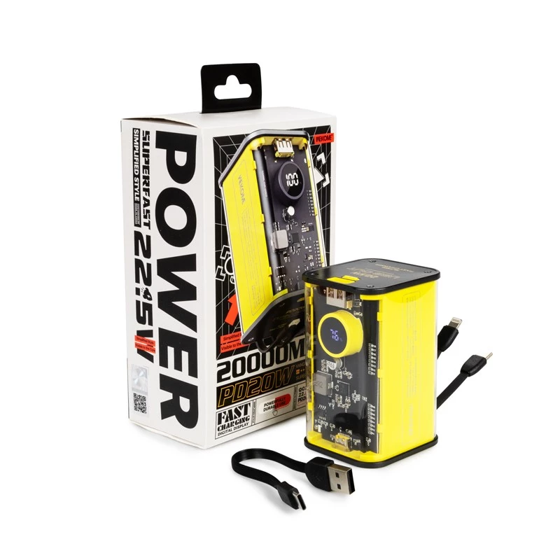 Išorinė baterija WK-WP-347 20000 mAh itin greitas įkrovimas