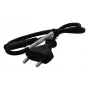 HP - maitinimo laidas - BS 1363 (V) į IEC 60320 C7 - 0,5 m - juodas - Viduriniai Rytai, Europa - skirtas Deskjet F4210, F4213, F4224, F4230, F4250, F4273, F4274, F4275, F4283, F4288, F4292, F