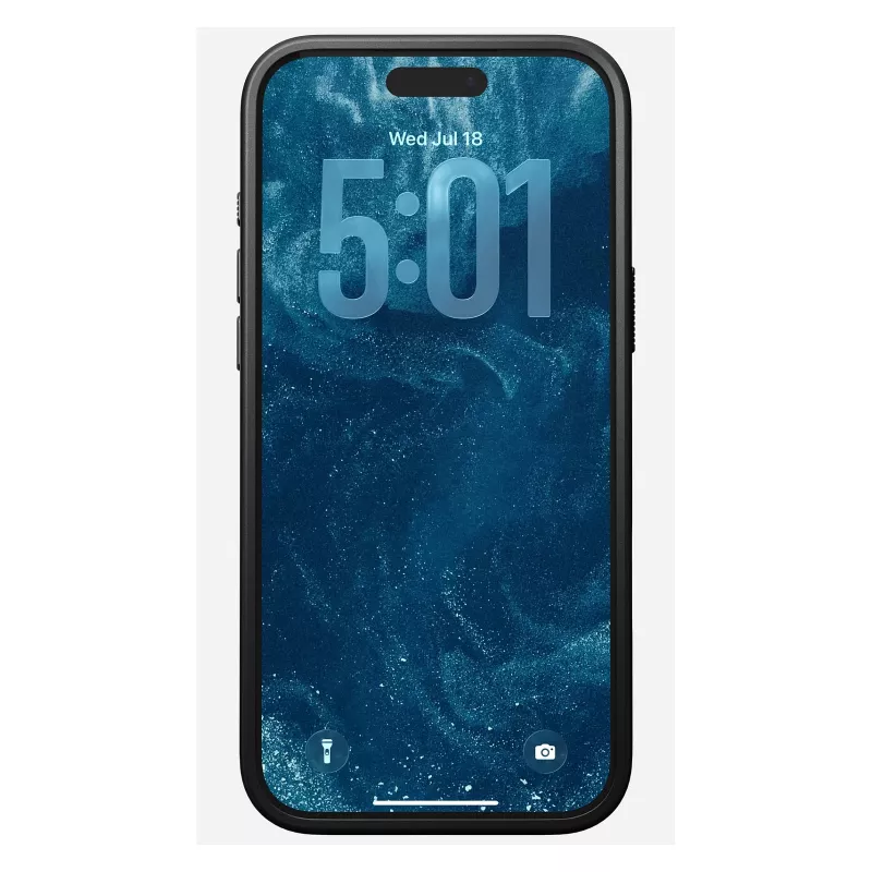 Odinis dėklas Nomad Modern skirtas iPhone 17 Pro Max (6,9 col.) — Burgundiška spalva, oda+TPU+PC