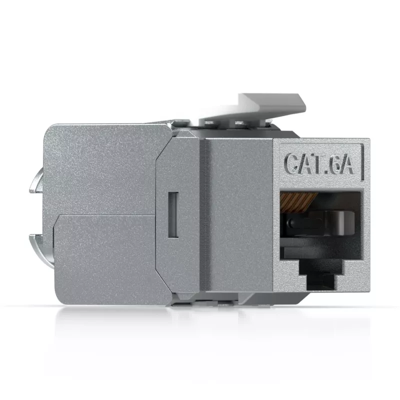 Ubiquiti UACC-Keystone-Jack-C6A RJ-45 Plokščias Metalinis Keystone Lizdas