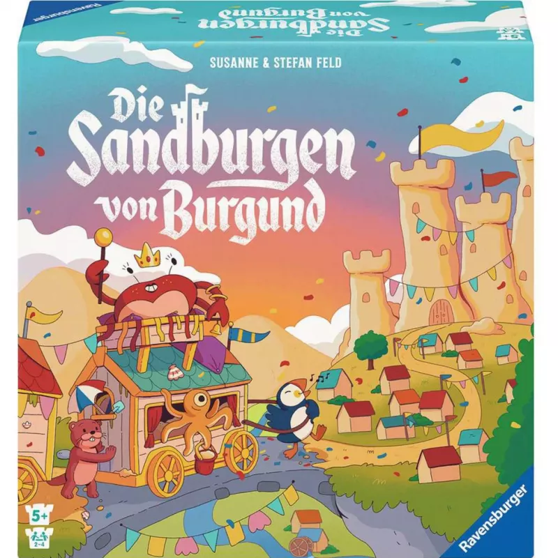 Ravensburger Die Sandburgen von Burgund, stalo žaidimas