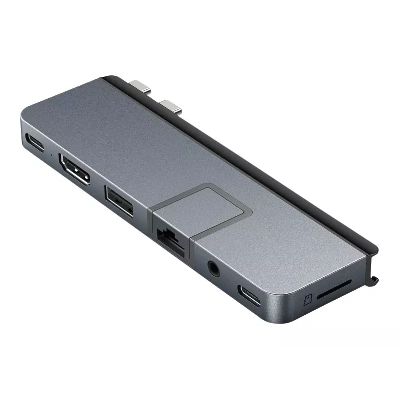 Hyper | HyperDrive DUO PRO 7-in-2 USB-C centras, skirtas MacBook Air/Pro 2016-2020 | Ethernet LAN (RJ-45) prievadai 1 | HDMI prievadų skaičius 1