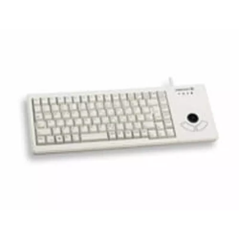 CHERRY XS Trackball klaviatūra universali USB QWERTZ vokiečių pilka