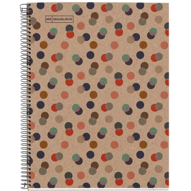 MIQUELRIUS College Notebook Eco Design 1 ruled DIN A4 inner margin (A615899)
