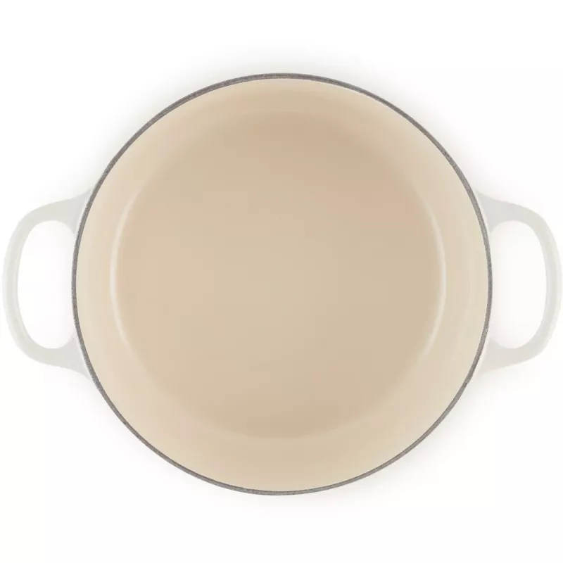 Le Creuset Signature Roaster apvalus 26 cm meringue (21177267164430)