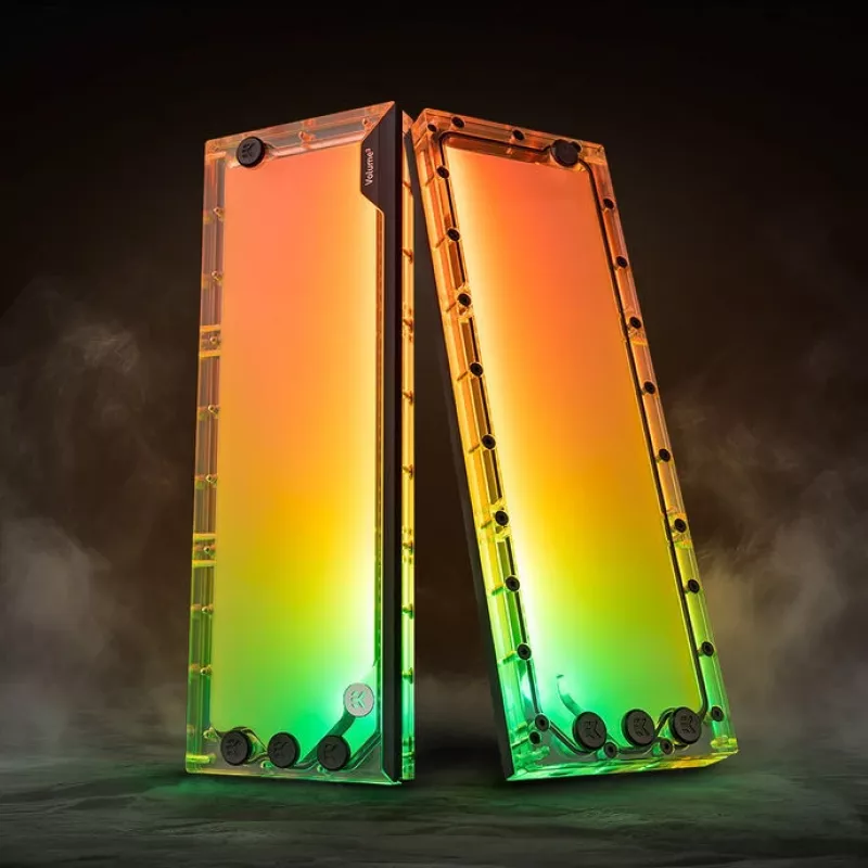 EK Water Blocks EK-Quantum Volume3 FLT - 360mm D-RGB akrilo (3831109880784)