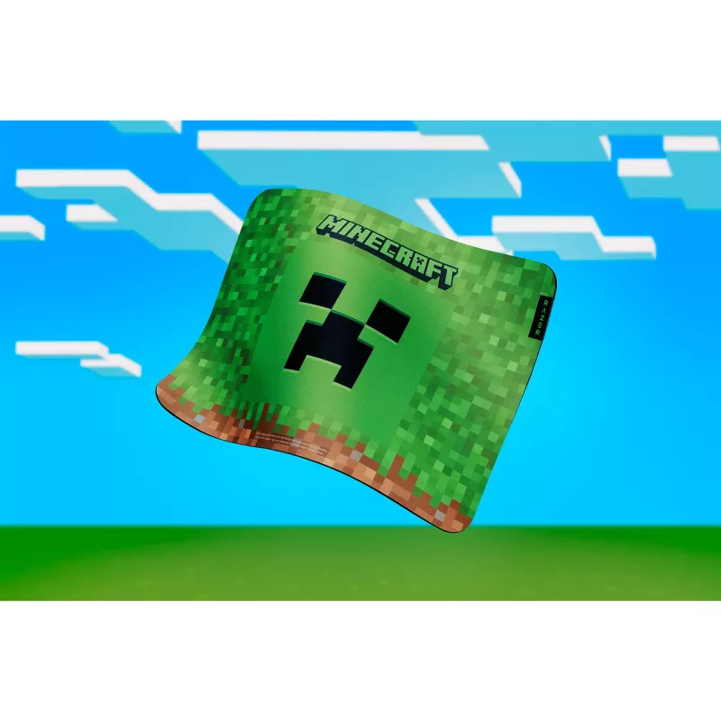 Pelės kilimėlis Razer Gigantus V2 Medium Minecraft Edition — tekstūruotas paviršius, guminis pagrindas, vidutinis dydis