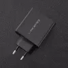 Maitinimo adapteris QOLTEC 51717 45W 20V 3A kintamosios srovės patalpų įkroviklis išmaniajam laikrodžiui, juodas