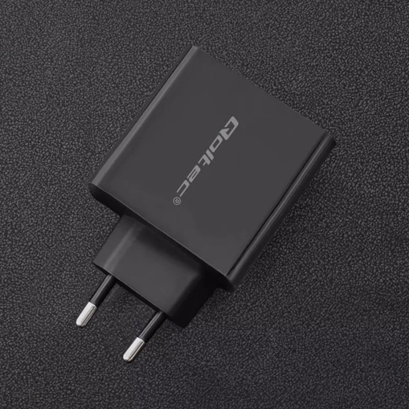 Maitinimo adapteris QOLTEC 51717 45W 20V 3A kintamosios srovės patalpų įkroviklis išmaniajam laikrodžiui, juodas