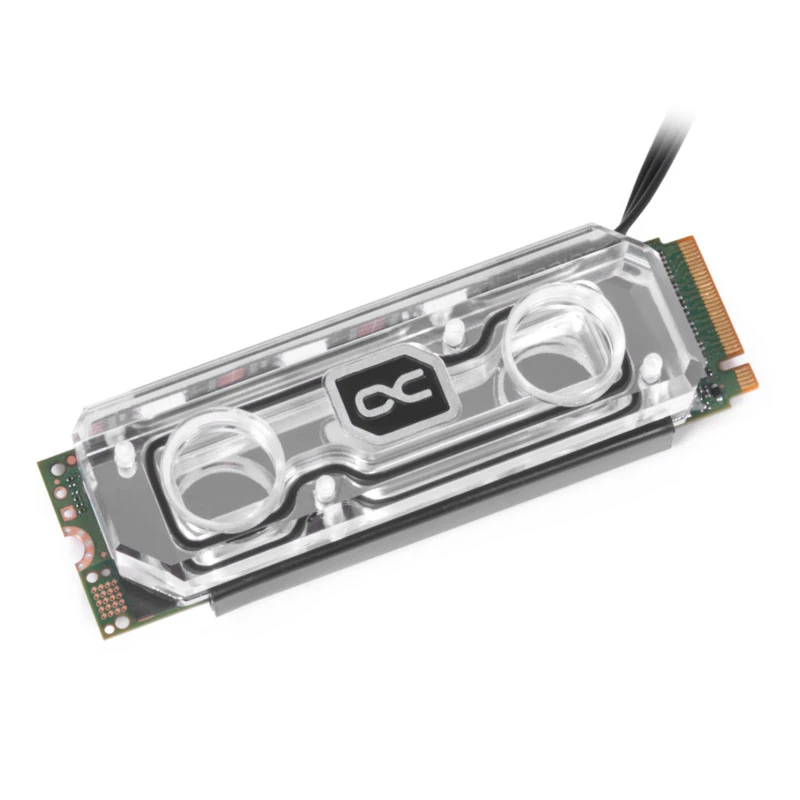 Alphacool HDX Apex M.2 2280 SSD vandens aušintuvas, akrilinis aRGB