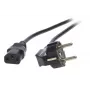 EFB-Elektronik maitinimo laidas, įžemintas kištukas 90°- C13 180°, juodas, 5,0 m, 3 x 1,00 mm² Gamintojas: EFB Elektronik (EK504.5V2)