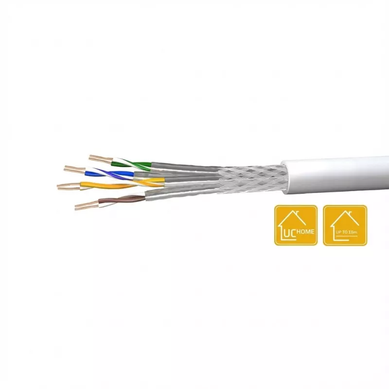 Ethernet instaliacinis kabelis Draka Cat.7 S/FTP UCH74P100 100 m