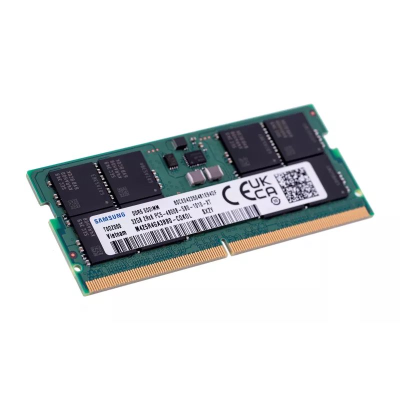 Samsung - DDR5 - Modul - 32 GB - SO DIMM 262-PIN - 4800 MHz / PC5-38400 CL40 1.1 V