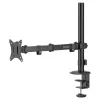 Monitor and TV Adjustable Holder SAVIO UM-02, Juoda, adjustable grip, easy to install