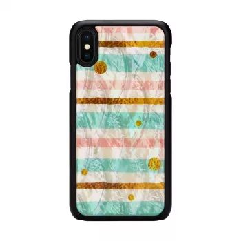 Išmaniojo telefono dėklas iKins, skirtas iPhone XS / iPhone XS Max — pop mėtų juoda