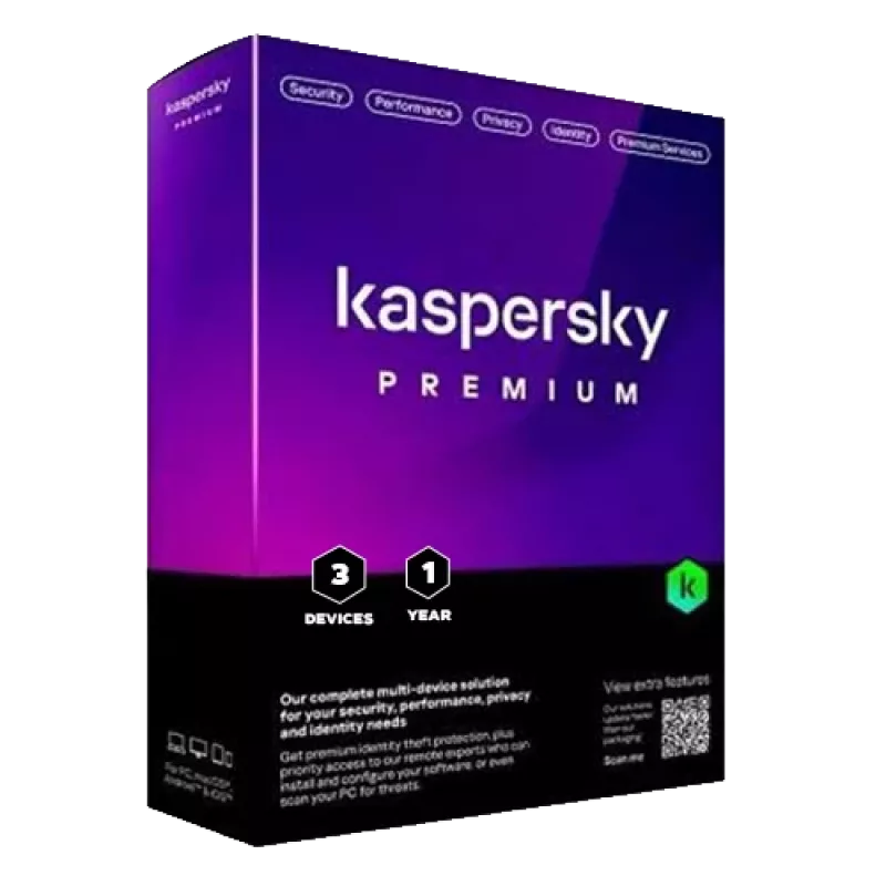 Kaspersky Premium + Customer Support | 3 įrenginiai | 1 metai | ES