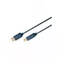 ClickTronic 3m USB 2.0 A/B m/m 3m USB A USB B mėlynas USB laidas (70097)