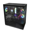 PC korpusas CHRONIX V2 Mid Tower ARGB ventiliatorius x3 juodas