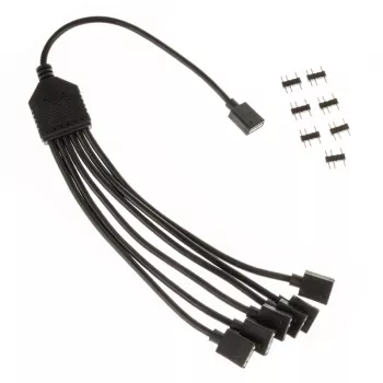 ARGB 1 į 6 skirstytuvas, laidas 30 cm, Kolink PGW-AC-KOL-081