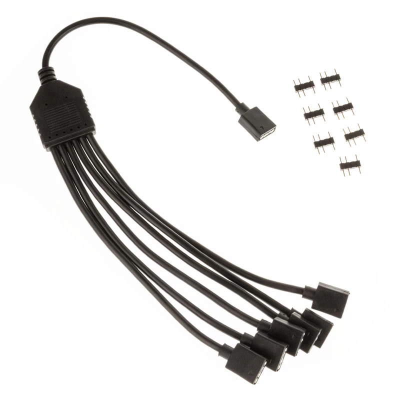 ARGB 1 į 6 skirstytuvas, laidas 30 cm, Kolink PGW-AC-KOL-081