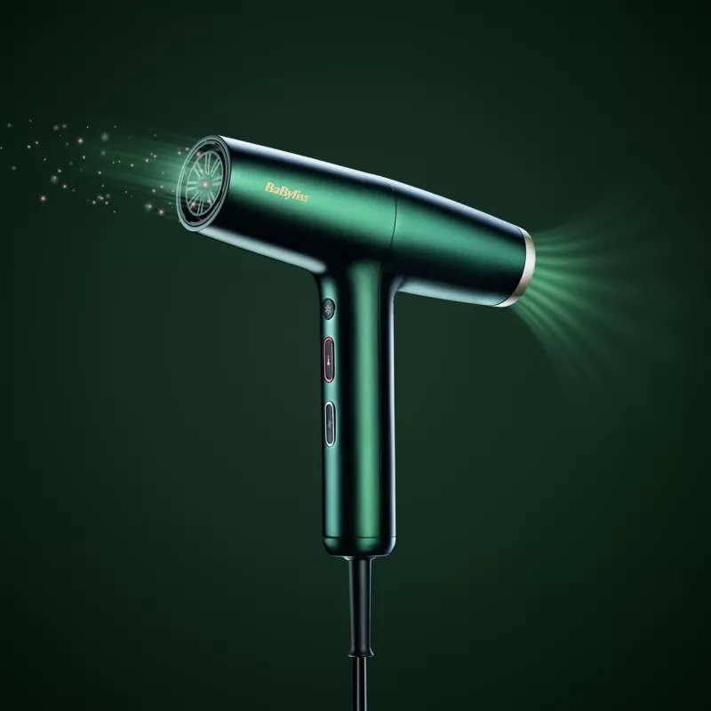 BaByliss Air Power Pro plaukų džiovintuvas 1700 W Auksinis, Žalias