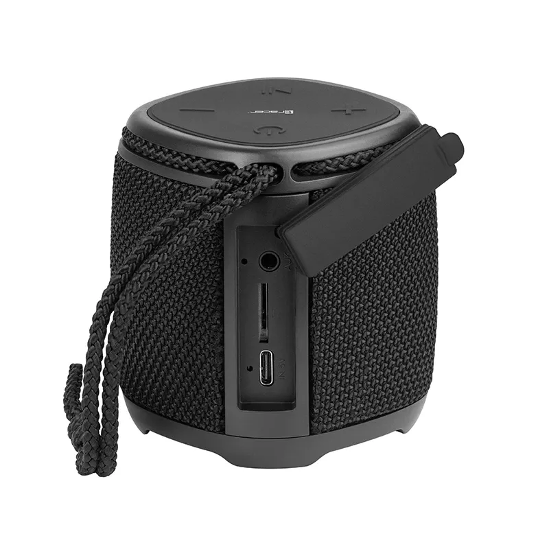 Nešiojamas stereo garsiakalbis TRACER Splash S (Bluetooth 5.1, 5 W RMS, IPX5, 6 h baterija) Juodas