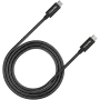 CANYON UC-44, laidas, U4-CC-5A1M-E, USB4 TYPE-C į TYPE-C laido mazgas 40G 1m 5A 240W(ERP) su E-MARK, CE, ROHS, juoda