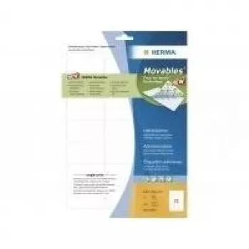 Lipnios etiketės HERMA Movables 63,5x38,1 A4 525 vnt.